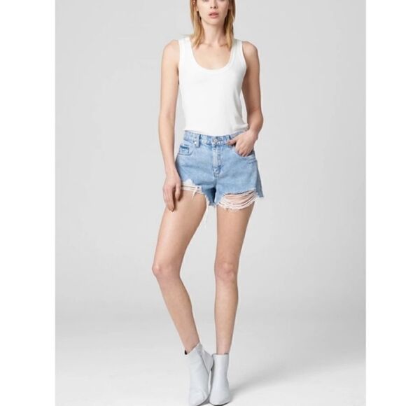 Blank NYC The Barrow Acid Trip New in Package Shorts Distressed Women's 30 - Picture 6 of 10